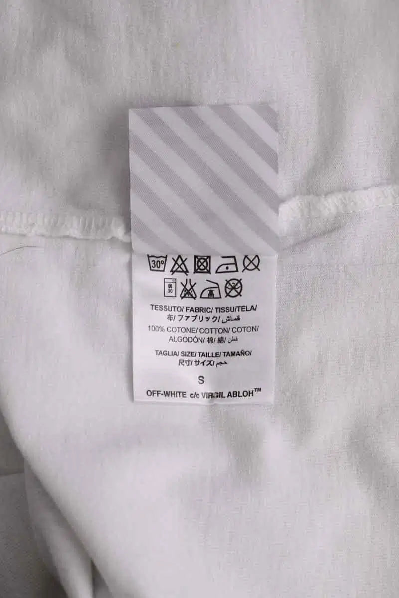 T-shirt Off White Blanc en Coton