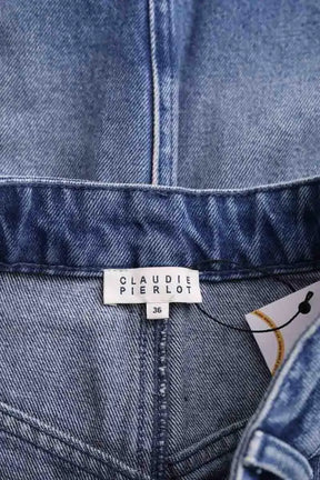 Mini jupe Claudie Pierlot Bleu en Coton