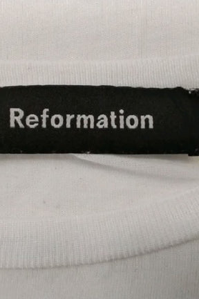 T-shirt Reformation  Blanc