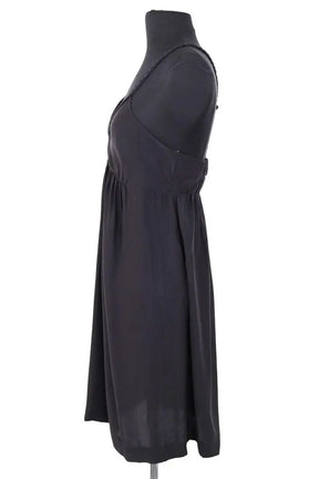 Robe Sandro Noir en Soie