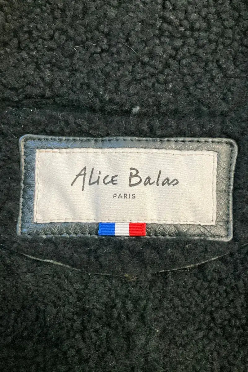 Veste Alice Balas Noir en Cuir