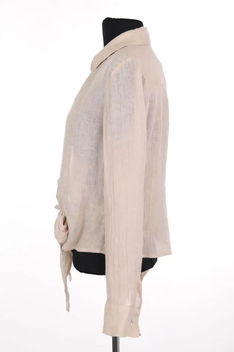 Chemise Mes Demoiselles Beige en Lin