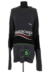 Pull Balenciaga Gris en Laine, taille TU - Seconde Main