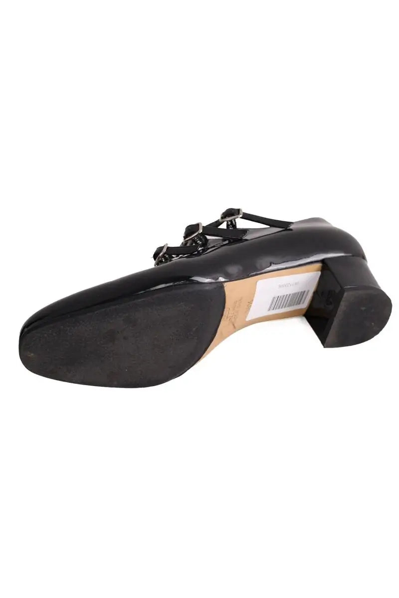 Talons Carel Noir en Cuir