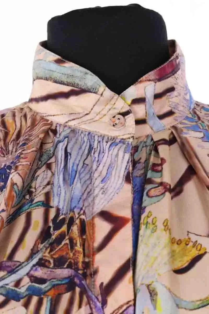 Robe Valentine Gauthier Multicolore en Soie