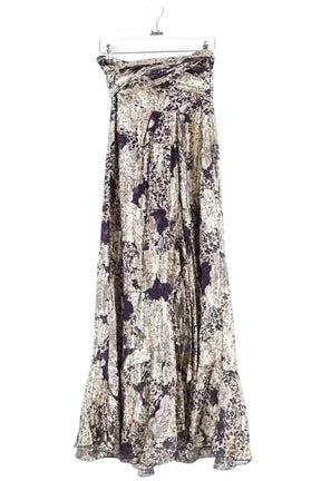 Jupe Oud Soho Doré en Viscose, taille XS - Seconde Main