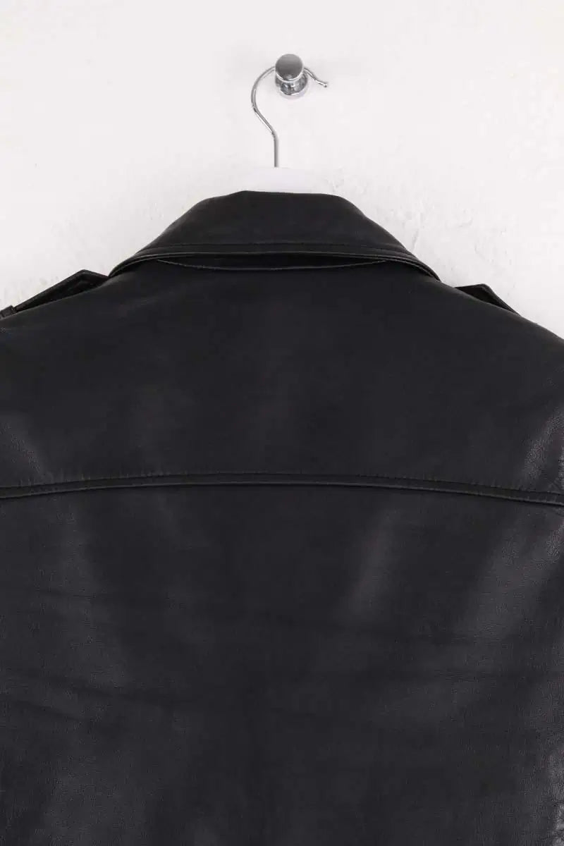 Veste Claudie Pierlot Noir en Cuir