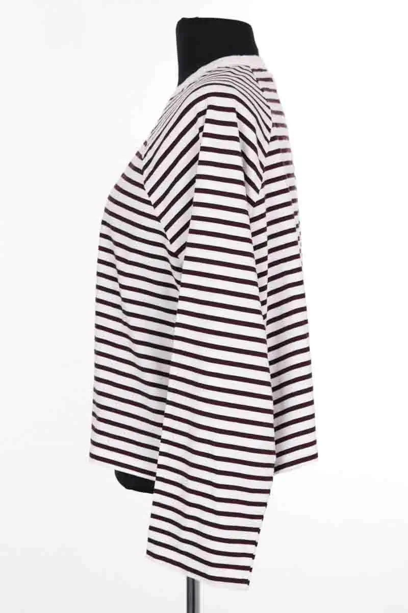 T-shirt Roseanna Bordeaux en Coton