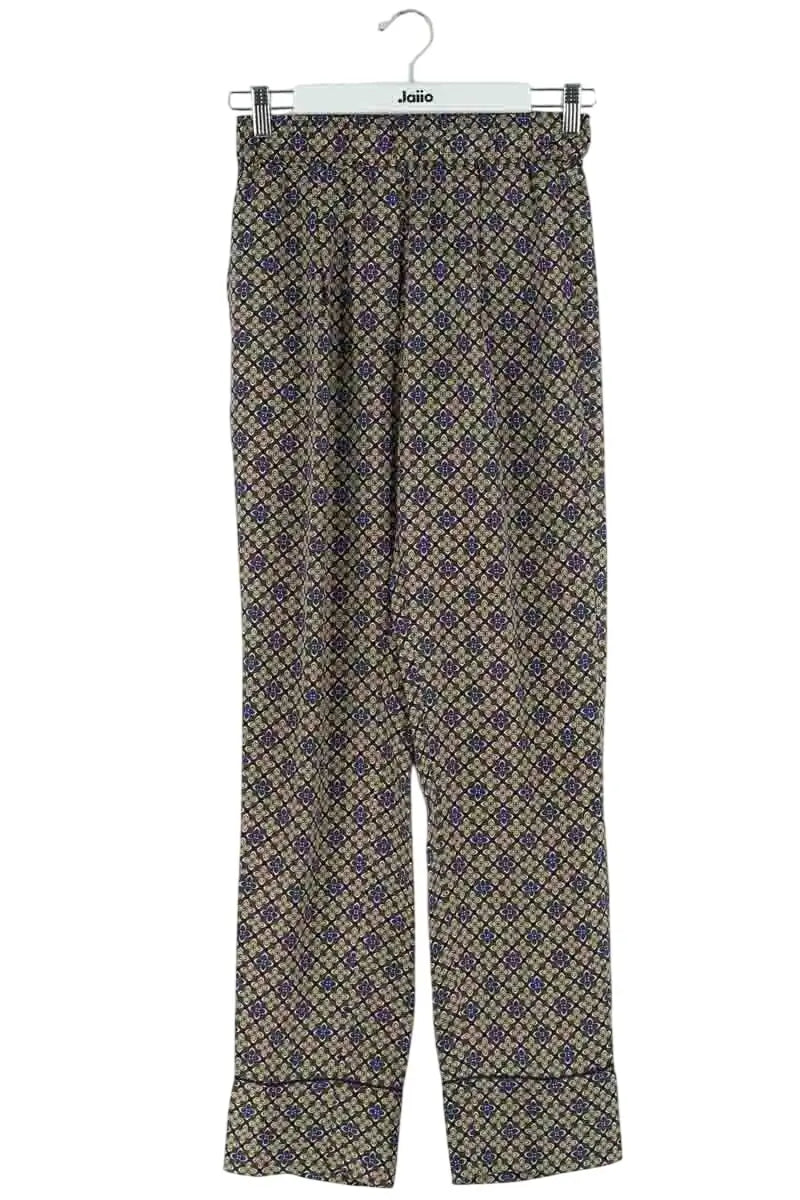Pantalon droit Sandro Multicolore en Synthétique, taille S - Seconde Main
