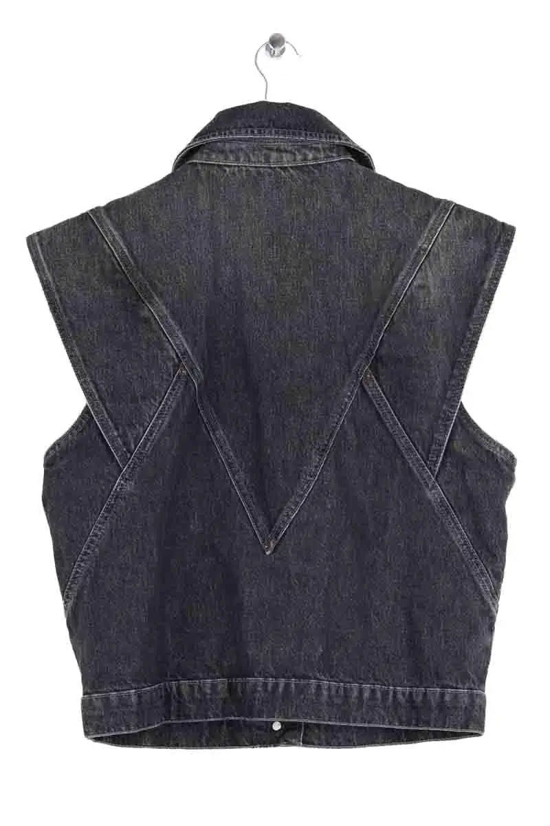 Veste Ba&Sh Anthracite en Coton