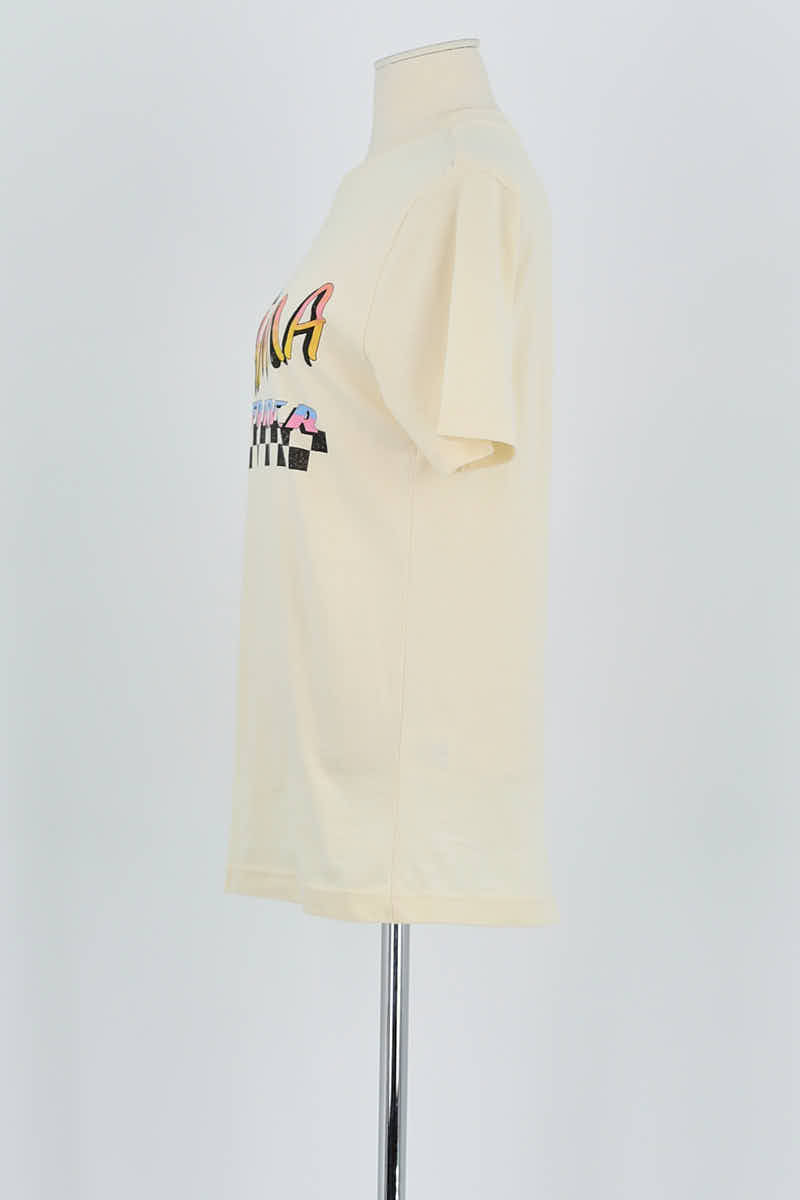 T-shirt My Travel Dreams  Jaune