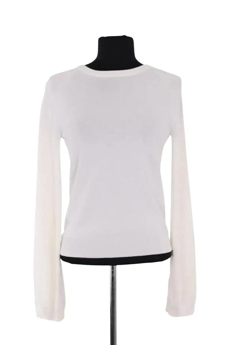 Top Barbara Bui Blanc en Viscose, taille XS - Seconde Main