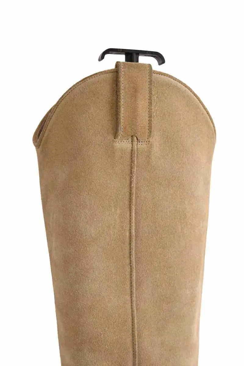 Bottes Pierre Hardy Camel en Daim