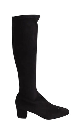 Bottes LK Bennett Eldon Noir en Daim, taille 42 - Seconde Main