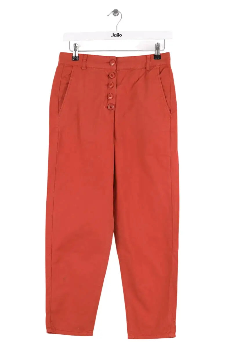 Pantalon droit Chloé Stora Orange en Coton, taille XS - Seconde Main
