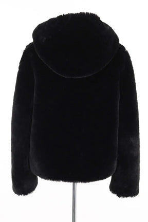 Manteau Sandro Noir en Synthétique