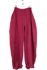 Pantalon Carot Hanifa Cori Rose en Synthétique, taille M - Seconde Main