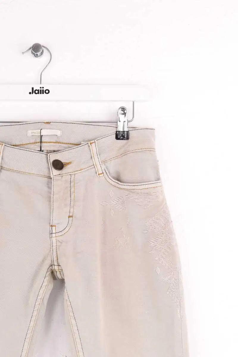 Jean slim Maje Gris en Coton
