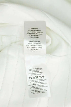 Robe Alaïa Blanc en Viscose