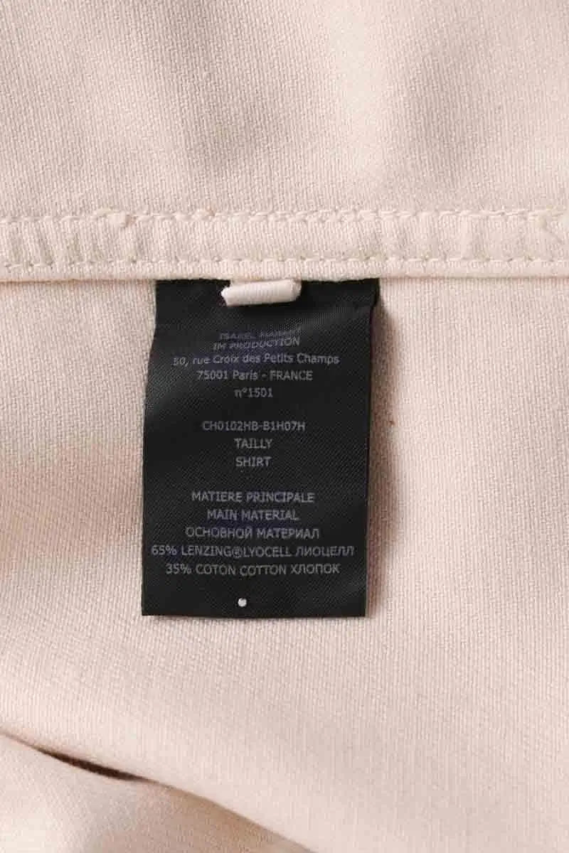 Surchemise Isabel Marant Tailly Beige en Coton