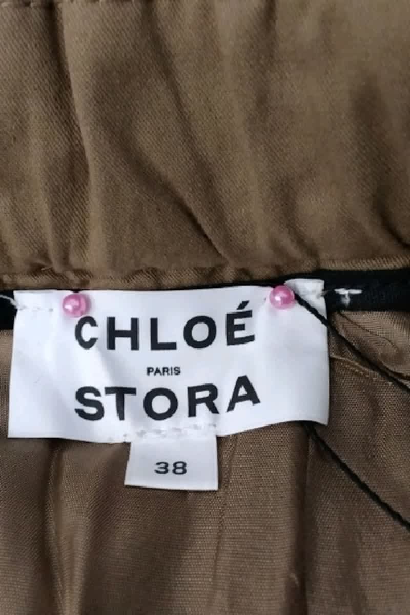 Pantalon droit Chloé Stora  Marron