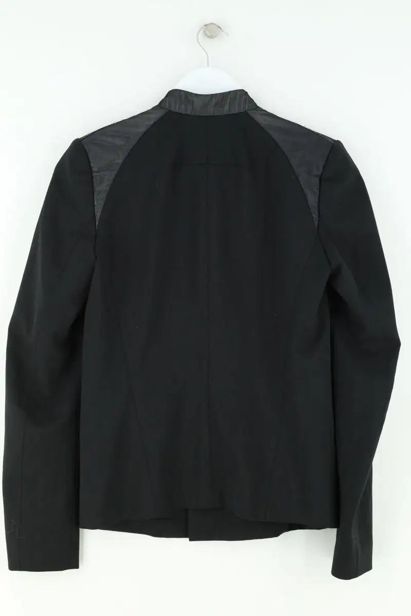 Blazer Maje Noir en Synthétique