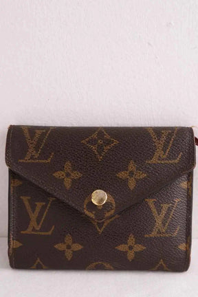 Portefeuille Louis Vuitton Marron en Cuir