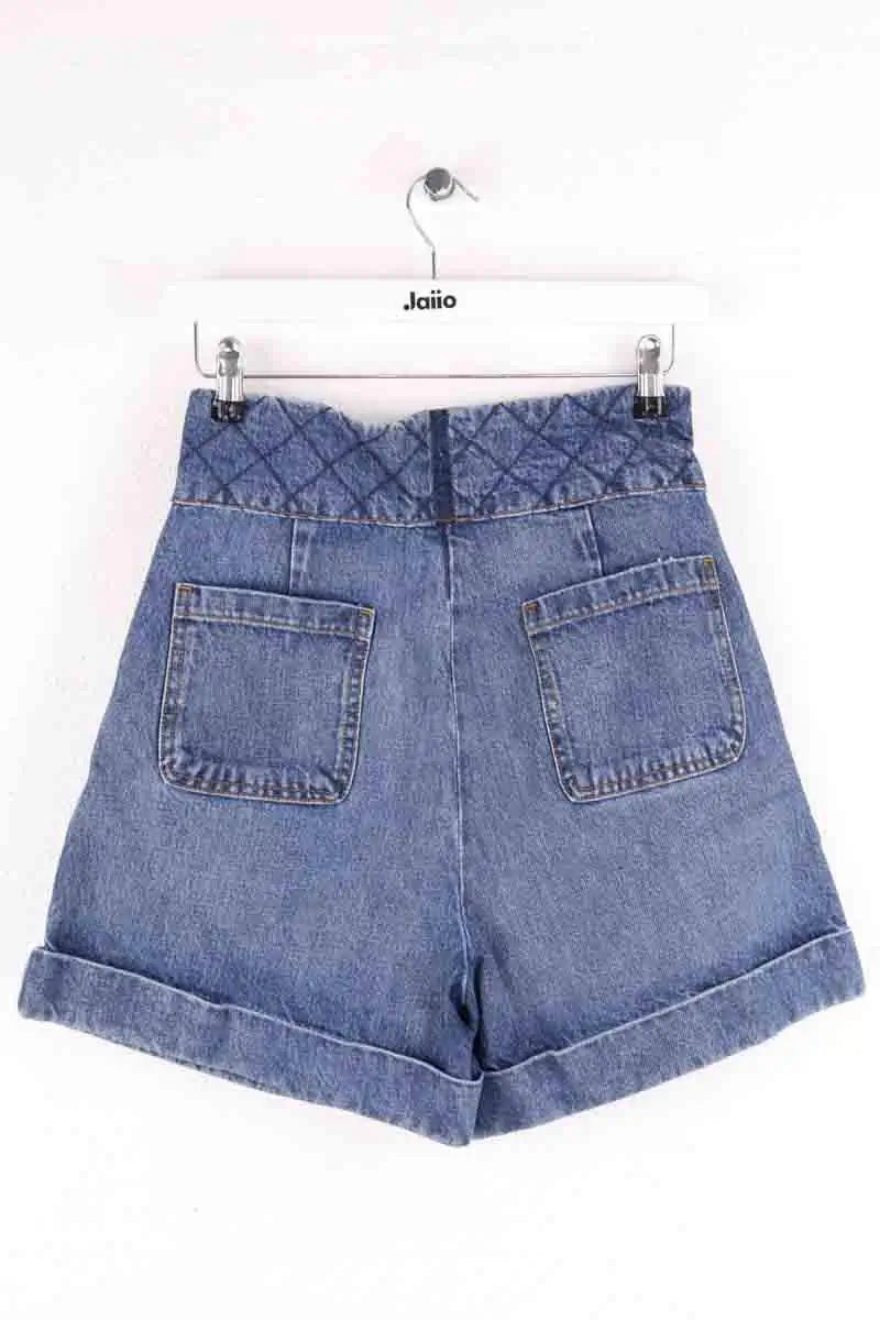Mini short Sandro Bleu en Coton