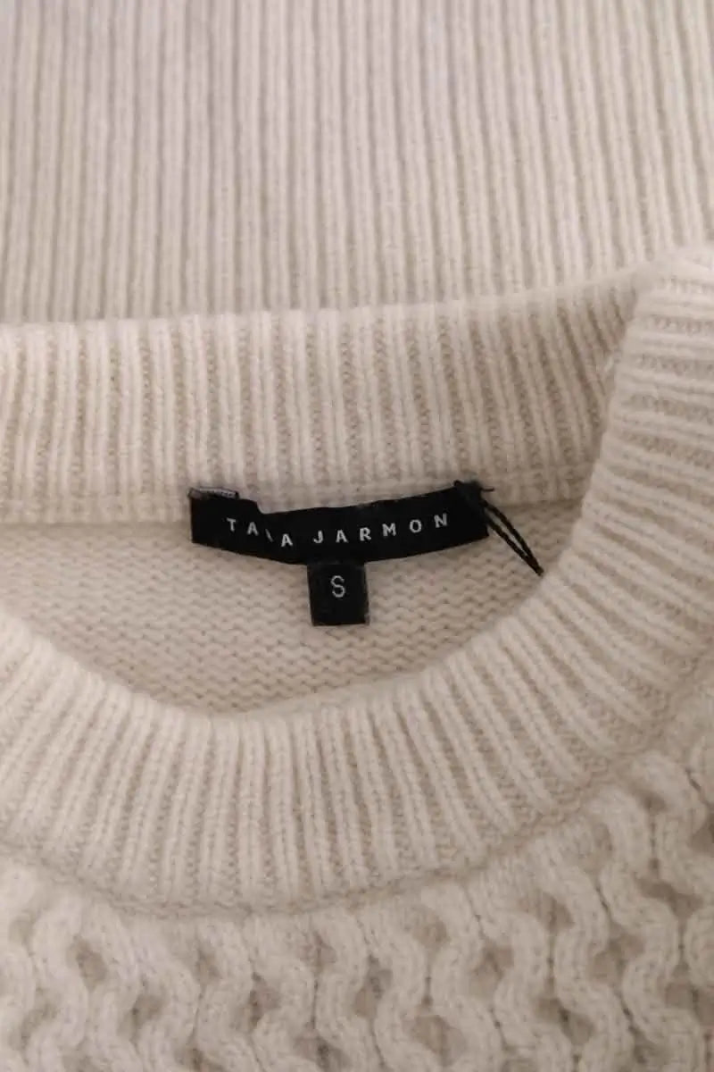 Pull Tara Jarmon Blanc en Laine