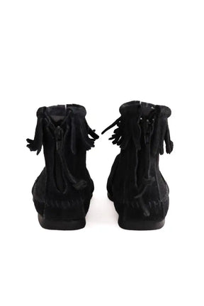 Boots Minnetonka Noir en Daim