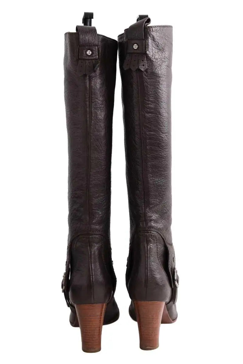 Bottes Celine Marron en Cuir