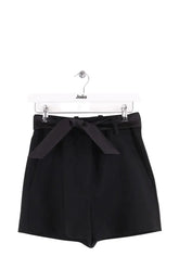 Mini short Maje Noir en Synthétique, taille S - Seconde Main