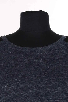 T-shirt Maje Marine en Synthétique