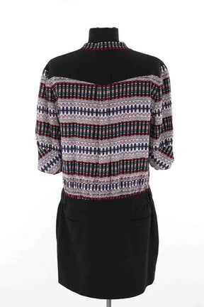 Robe Maje Loterie Noir en Synthétique