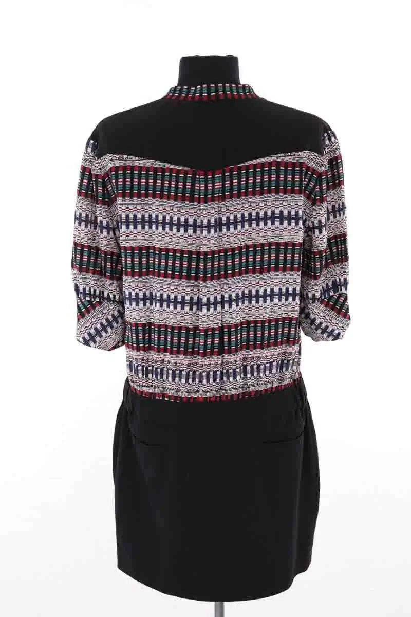 Robe Maje Loterie Noir en Synthétique