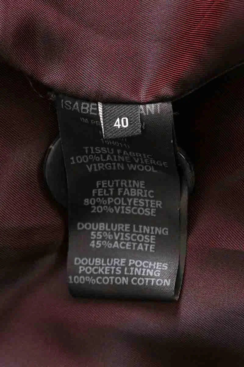 Manteau Isabel Marant Gris en Laine
