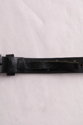 Ceinture The Kooples Noir en Cuir