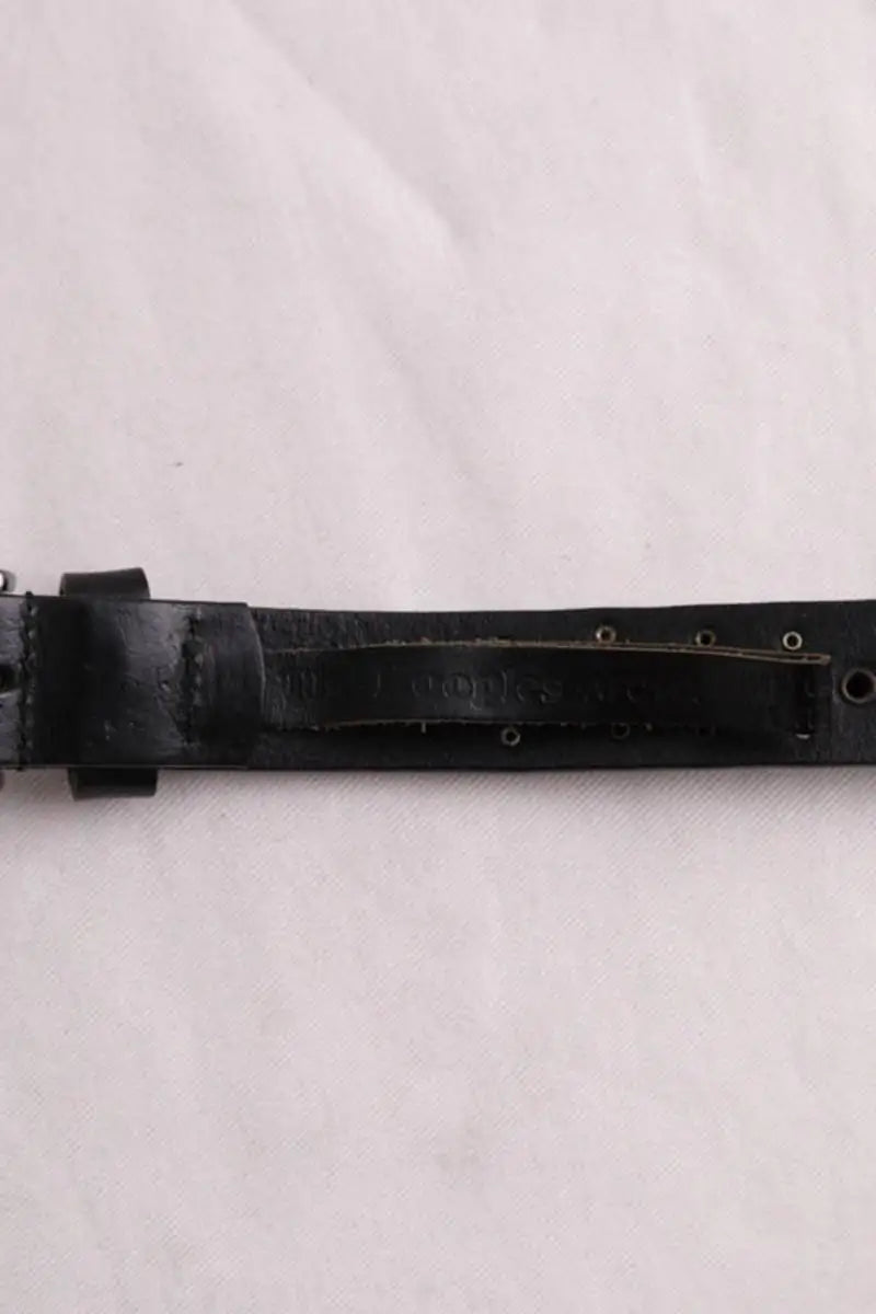 Ceinture The Kooples Noir en Cuir