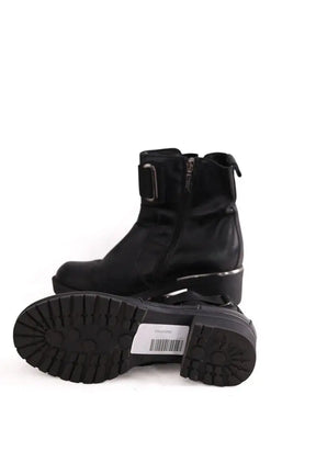 Boots à boucles Baldinini Noir en Cuir