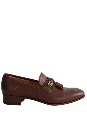 Mocassins Gucci Marron en Cuir, taille 38 - Seconde Main