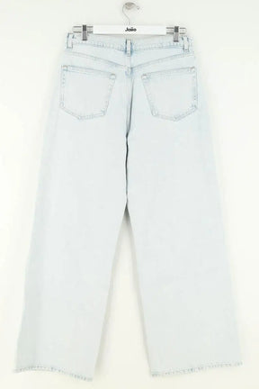 Jean large Reformation Bleu en Coton