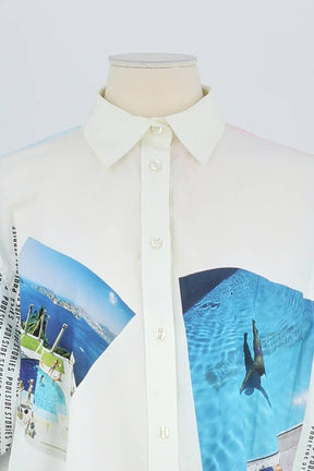 Robe Maje  Blanc