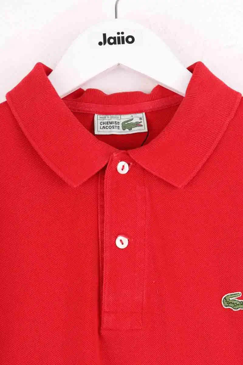 Polo Lacoste Rouge en Coton