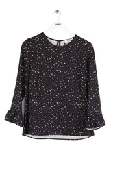 Blouse Balzac Noir en Coton, taille M - Seconde Main