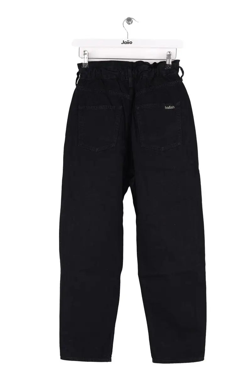 Jean droit Ba&Sh Noir en Coton