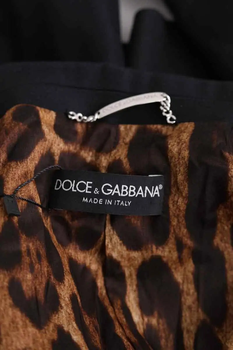 Blazer Dolce & Gabbana Noir en Coton