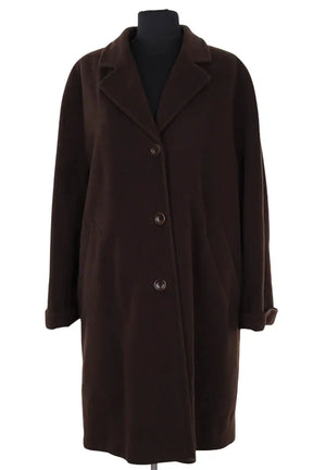 Peacoat Gerard Darel Marron en Laine, taille XXL - Seconde Main