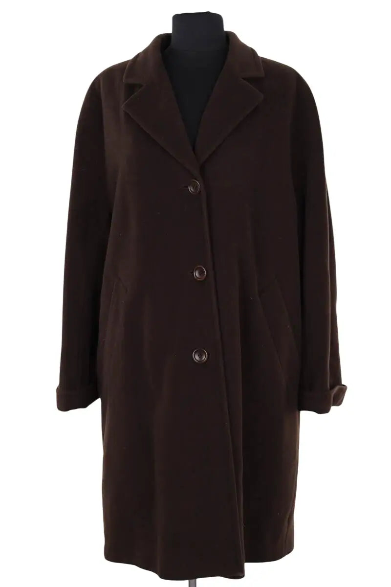 Peacoat Gerard Darel Marron en Laine, taille XXL - Seconde Main