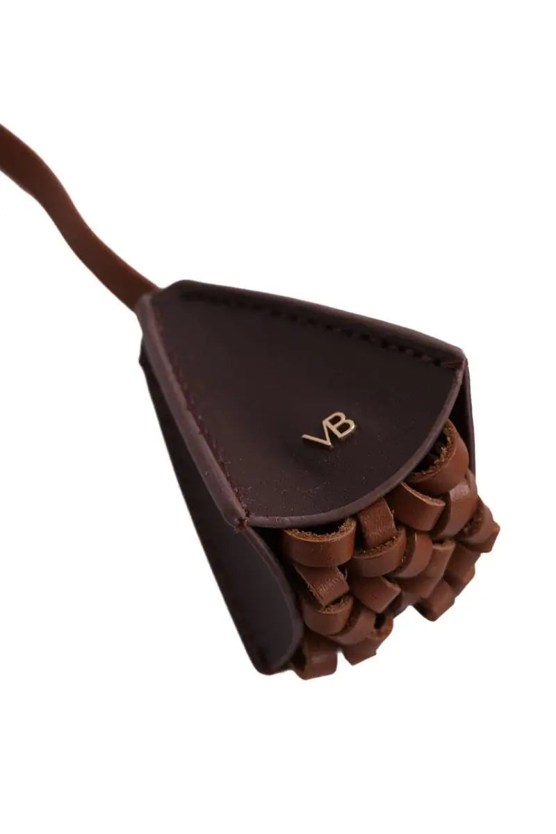 Porte-clé Vanessa Bruno Marron en Cuir