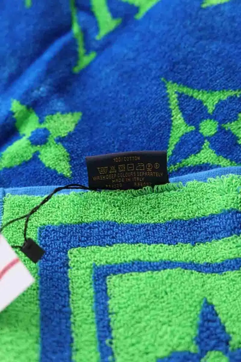 Serviette de plage Louis Vuitton Bleu en 